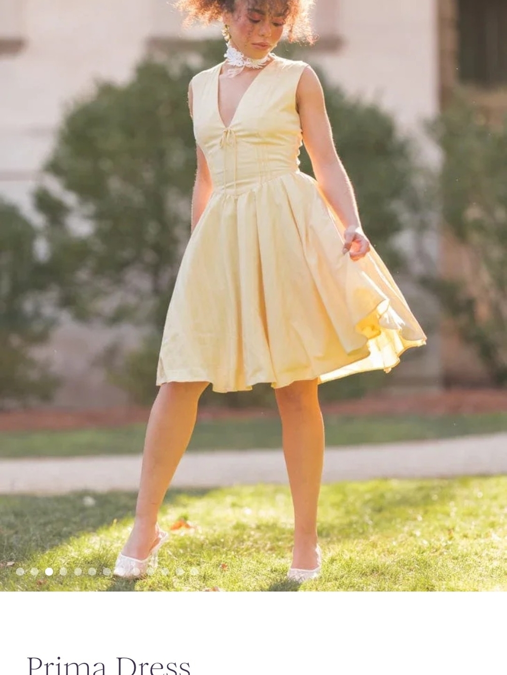 NWOT JessaKae Prima Dress In Sunshine Sz S - Picture 3 of 14